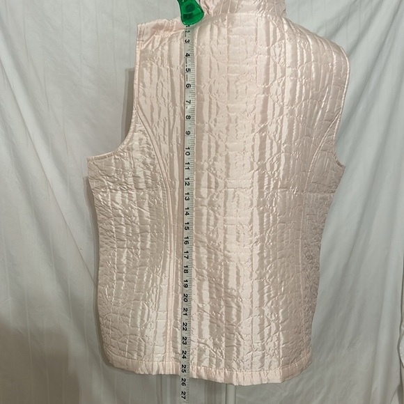 Chico's NWT Weekends Linden Vest Lt Pink Sz 3 - Picture 7 of 11